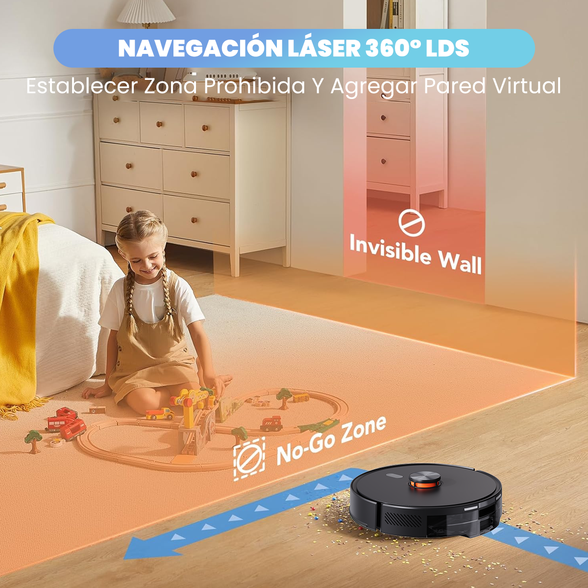 Robot de barrido inteligente, electrodoméstico inteligente autocargable Lydsto R1 Edge 110V/220V