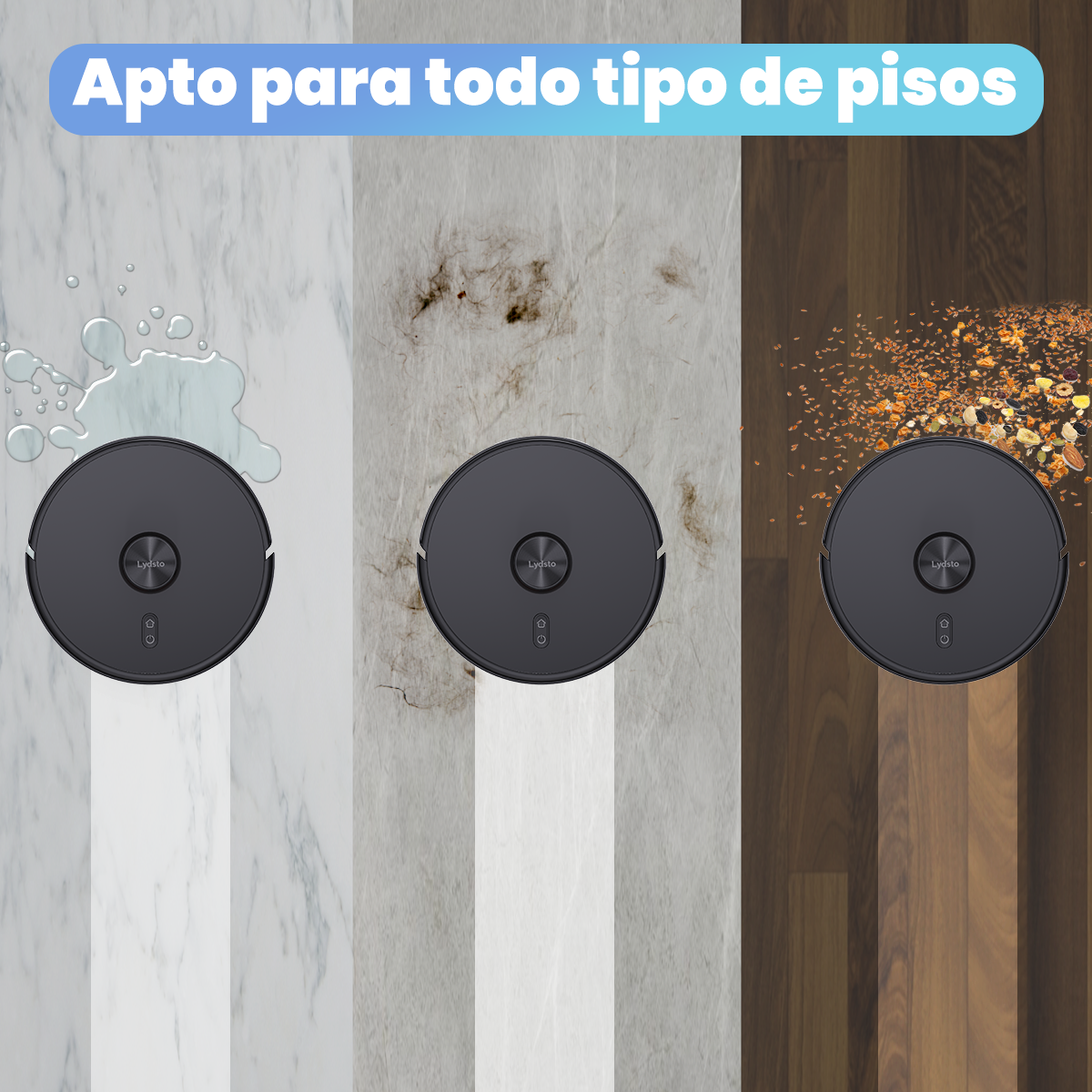 Robot de barrido inteligente, electrodoméstico inteligente autocargable Lydsto R1 Edge 110V/220V