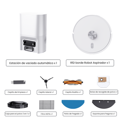 Robot de barrido inteligente, electrodoméstico inteligente autocargable Lydsto R1 Edge 110V/220V