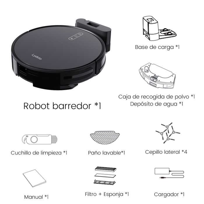 Robot barredor Xiaomi Lydsto G1 127V