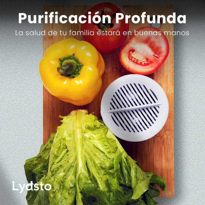 Xiaomi Purificador De Frutas Y Verduras Elimina Pesticidas Y Bacterias Lavado Ecológico Y Seguro Máquina Para Limpiar Frutas Y Verduras 95% Eliminación De Residuos